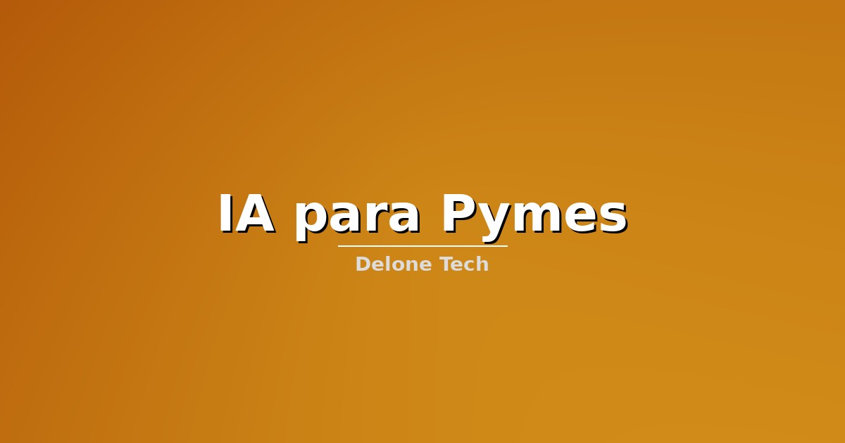 Inteligencia artificial para pymes: guía práctica sin humo