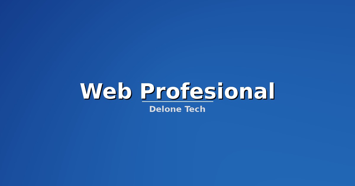 Por qué tu negocio necesita una web profesional en 2026